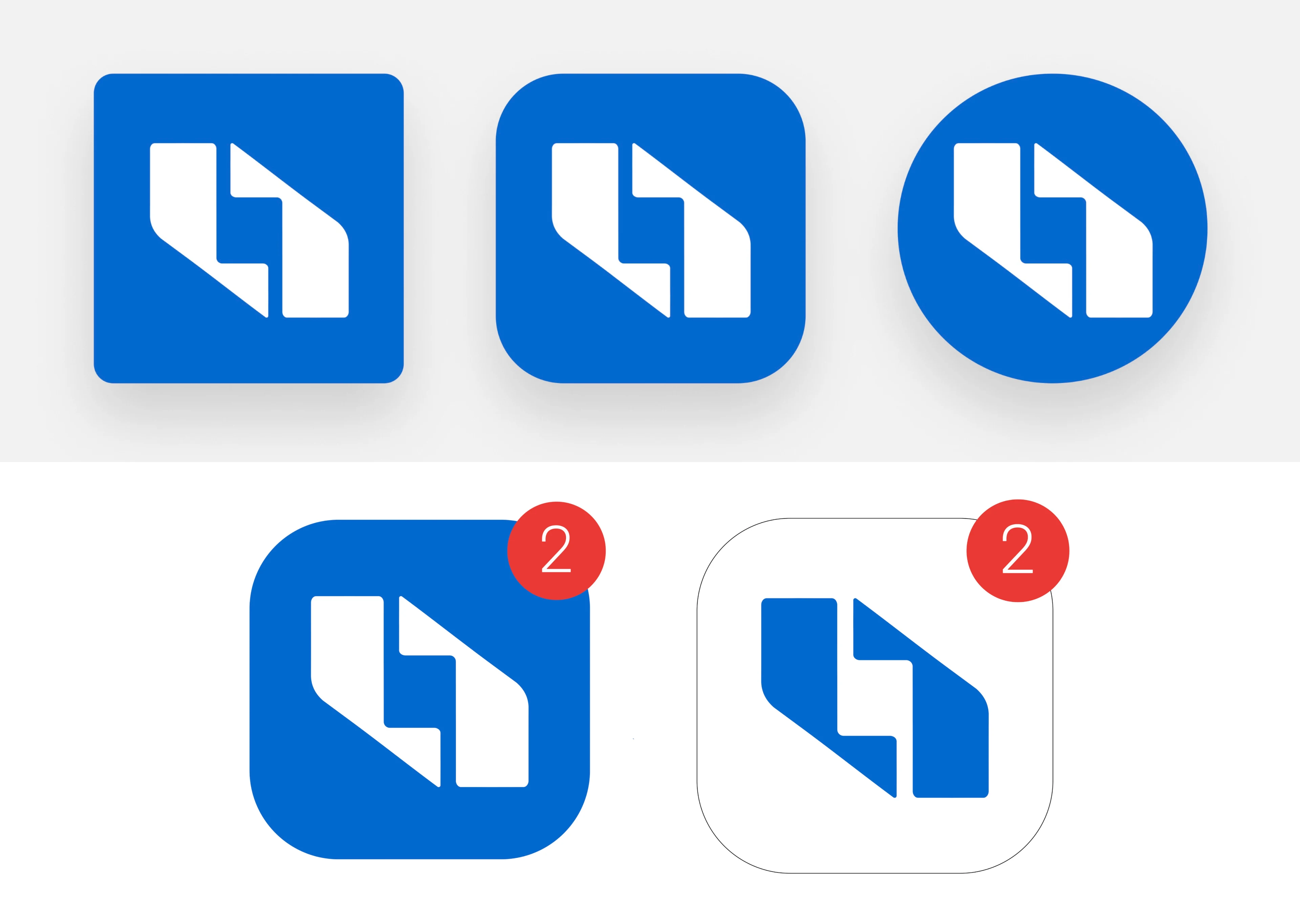 Armfinds — app icon in square, rounded and circular masks