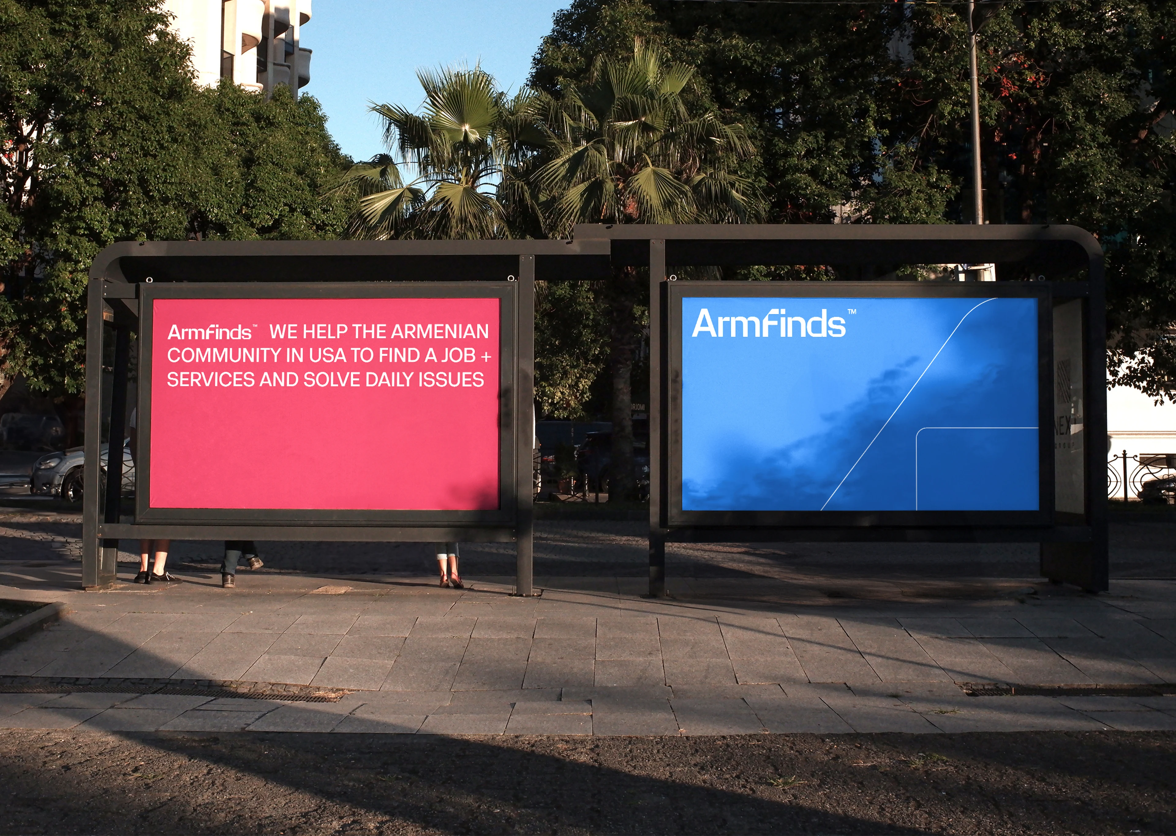 Armfinds — bus stop billboards